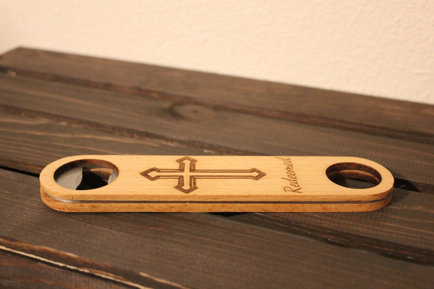 Faith over fear bottle opener - HisWord Designs
