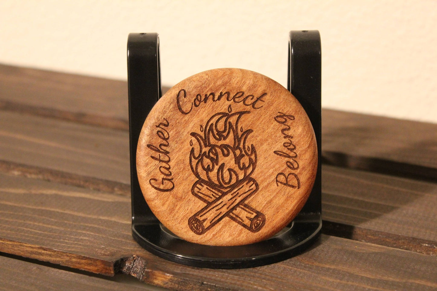 Camping time - Round bottle openers - HisWord Designs