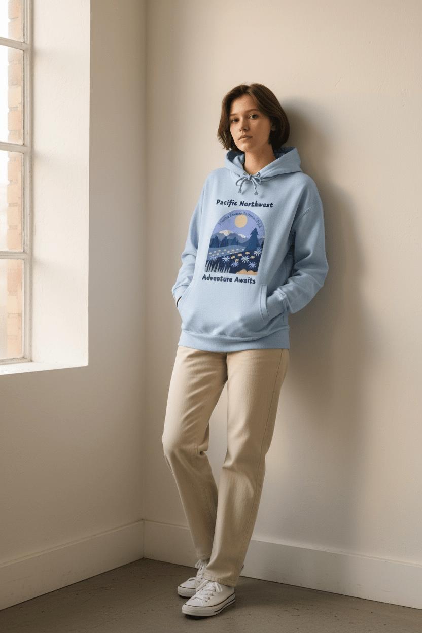 Pacific Northwest Hoodie – Adventure Awaits - HisWord Designs