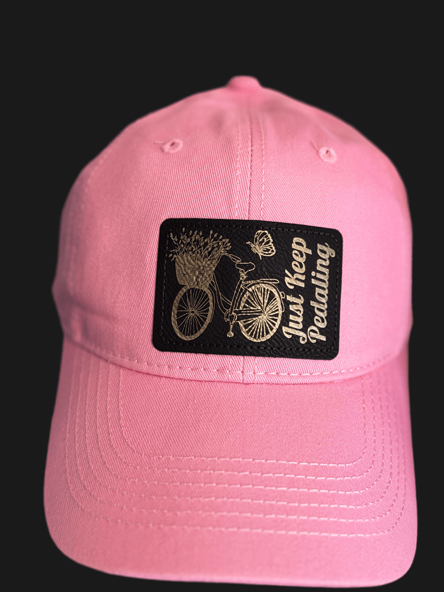 Just Keep Pedaling Hat - HisWord Designs