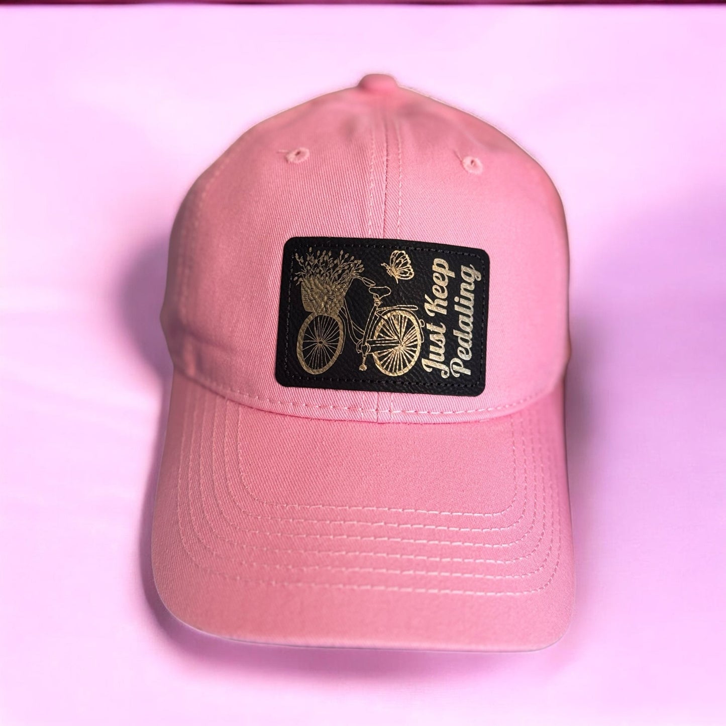 Just Keep Pedaling Hat - HisWord Designs