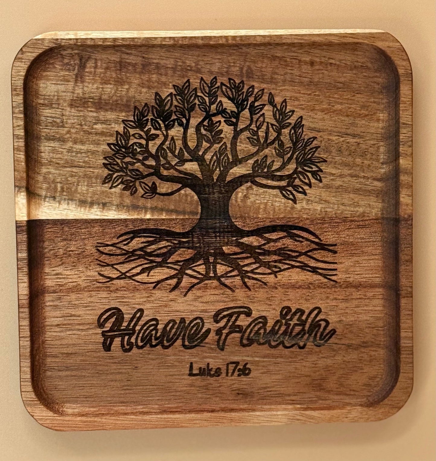 Square Trays - Choose your preferred design - HisWord Designs