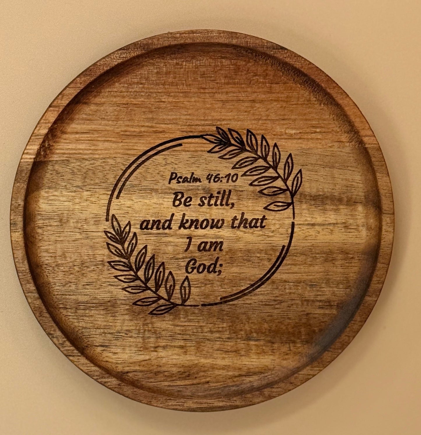 Round Trays - Choose your preferred design - HisWord Designs