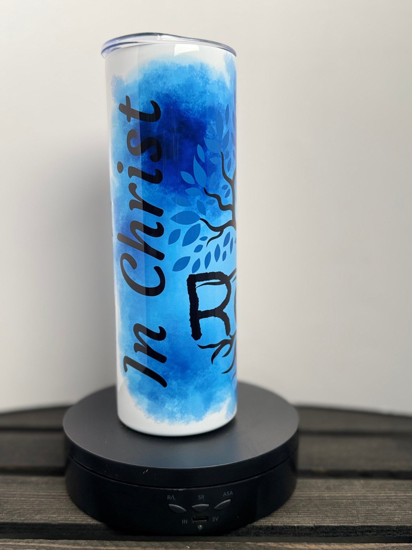 Rooted in Christ Tumbler – John 14:6 & John 8:36 – 20 oz Christian Gift - HisWord Designs