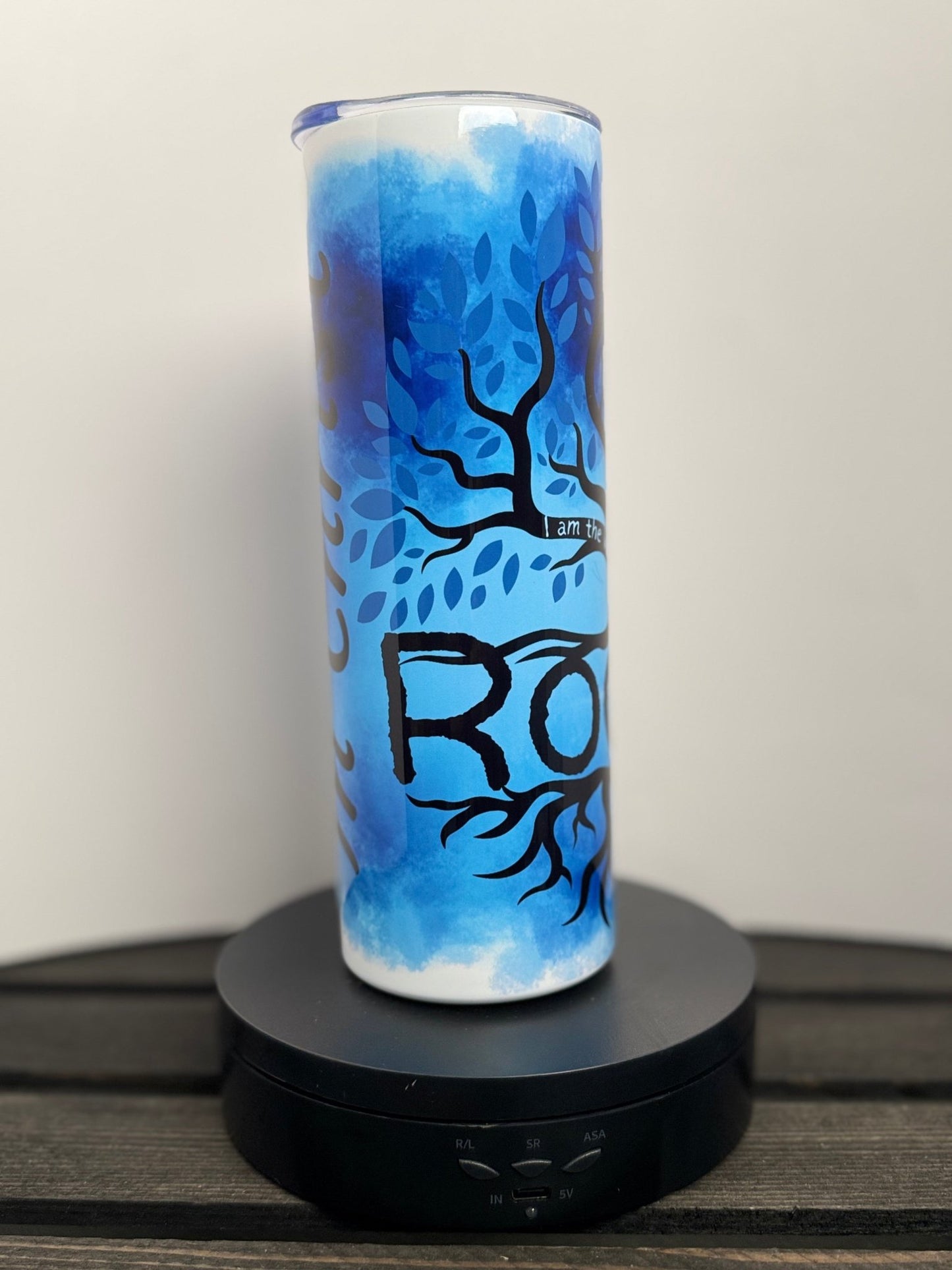 Rooted in Christ Tumbler – John 14:6 & John 8:36 – 20 oz Christian Gift - HisWord Designs