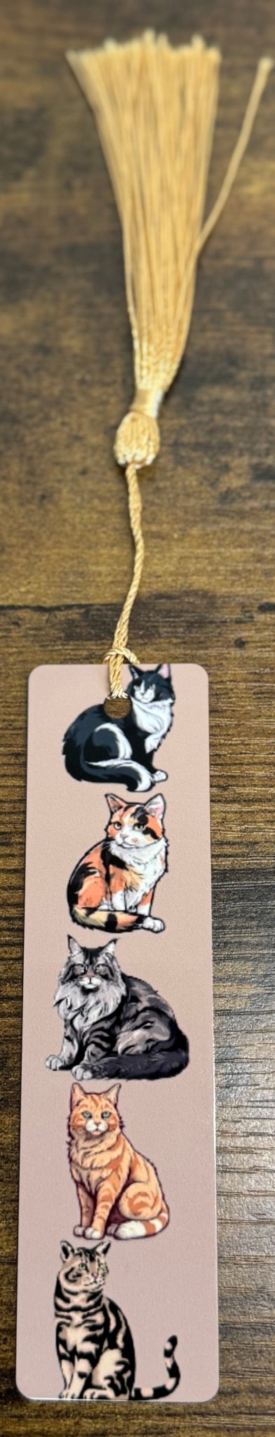 Cat & Dog Lover Bookmarks – Cute Animal Designs with Tassels - HisWord Designs