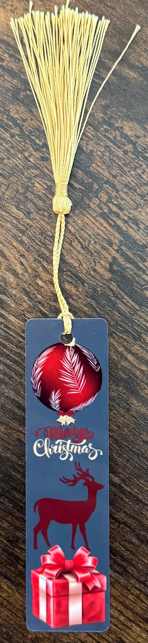 Christmas Bookmarks – Festive Winter Collection with Tassels - HisWord Designs
