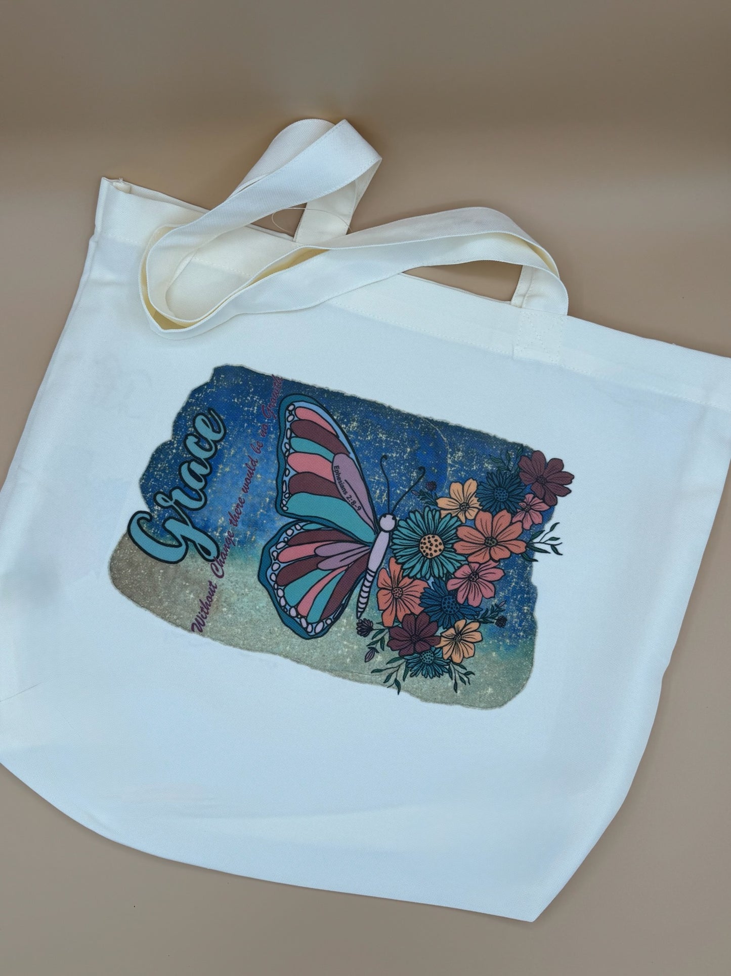 Inspirational Polyester Tote Bag – Choose Your Design - His Word Designs
