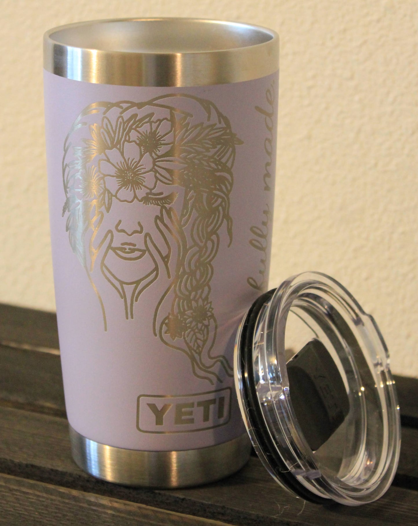 fearfully made lavender tumbler