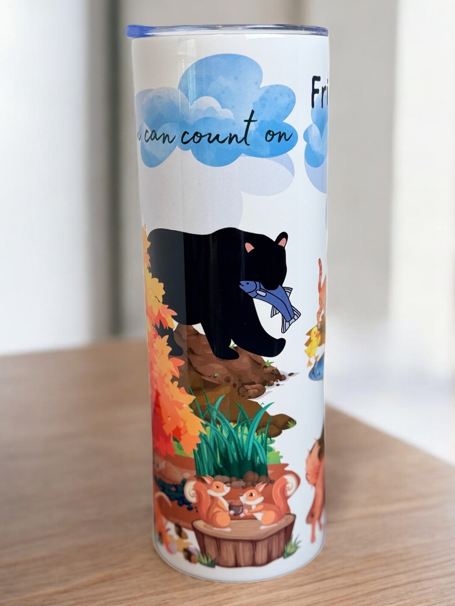 “Friendship You Can Count On” 20oz Tumbler – Celebrate the Joy of Companionship - HisWord Designs
