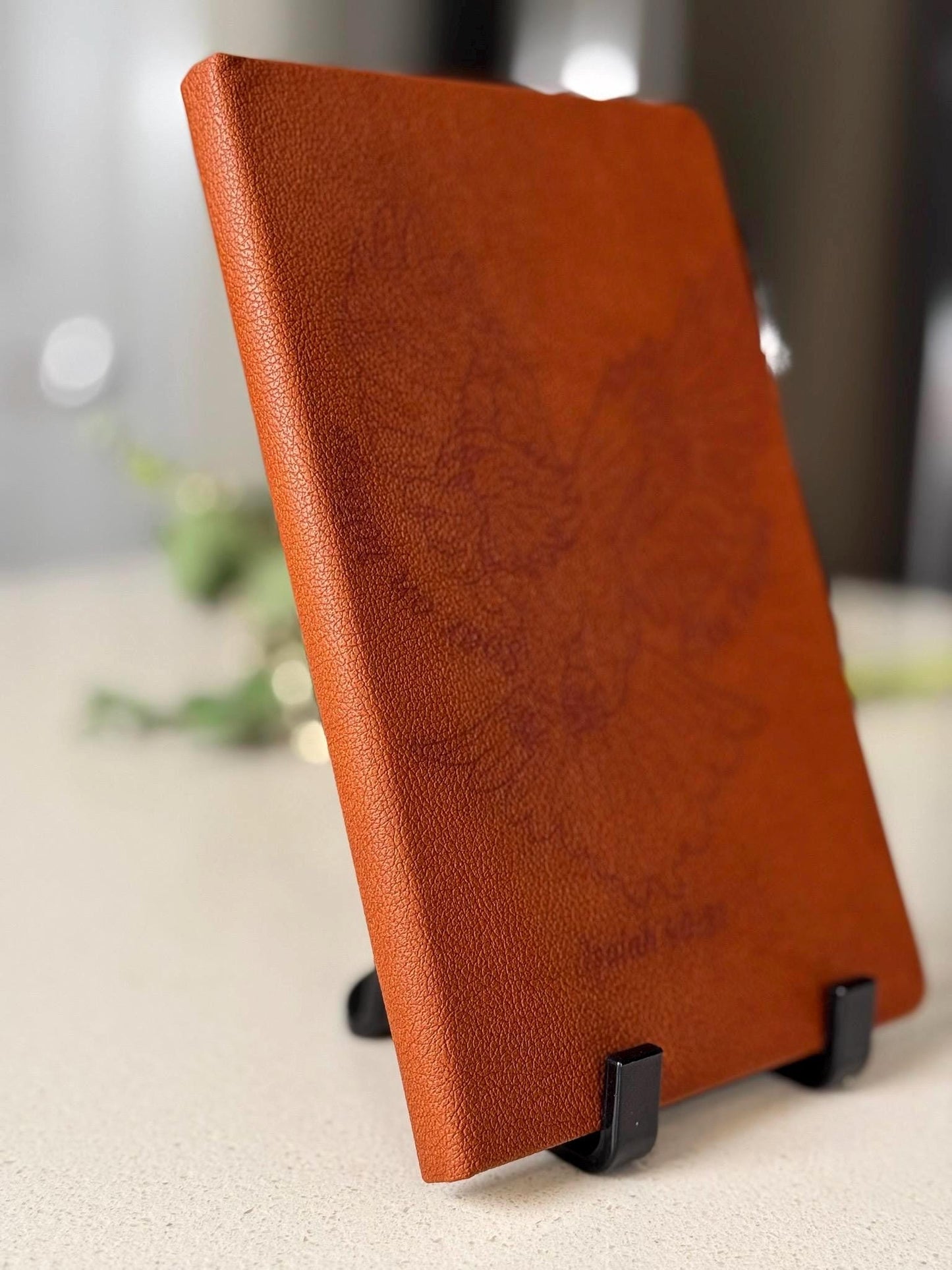 Soar on Wings Like Eagles Laser - Engraved Custom Journal, Isaiah 40:31 , Bible Verse Journal, Brown Prayer Journal, Christian Gifts - HisWord Designs