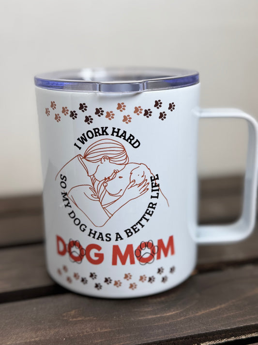 life is better with dog camper mug