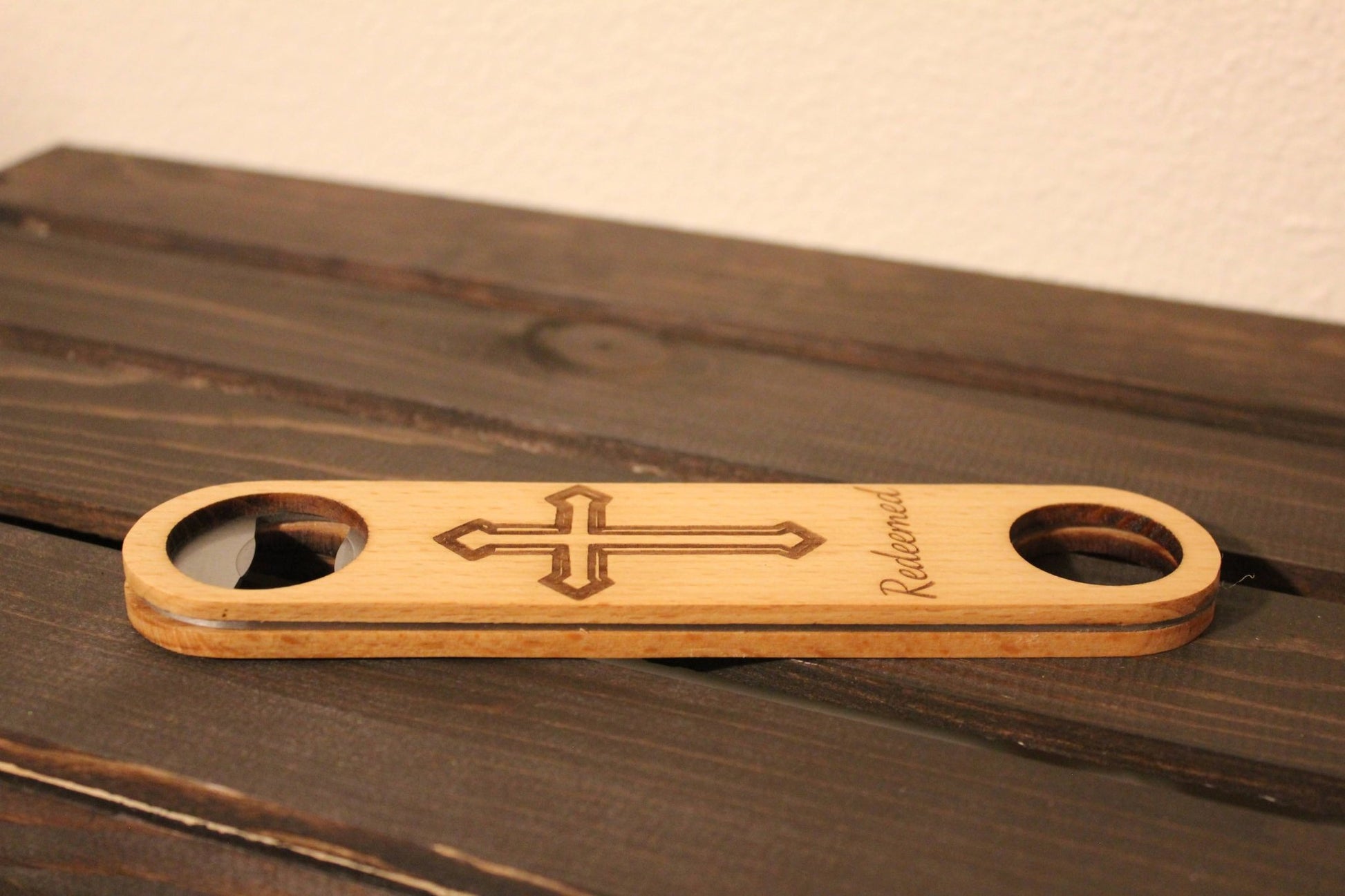 Faith over fear bottle opener - HisWord Designs