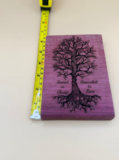 Tree of Life Scripture Wood Sign | Handcrafted Solid Hardwood Plaque - Tree of Life Scripture Wood Sign | Handcrafted Solid Hardwood Plaque
