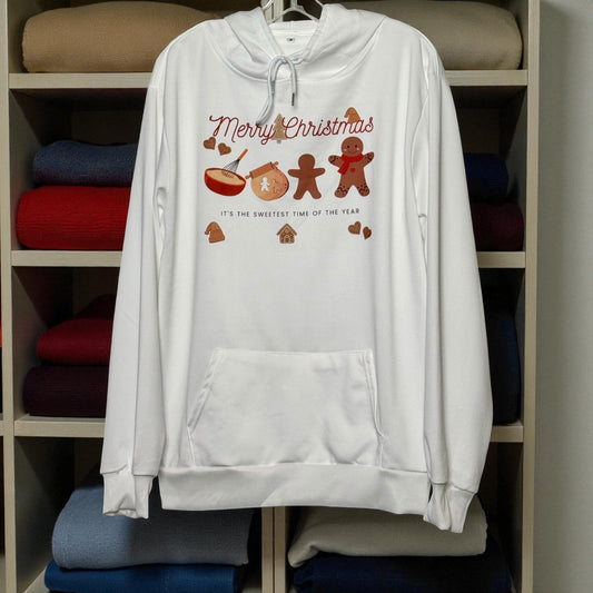 Gingerbread Man - "Sweetest Time of the Year” Hoodie - HisWord Designs