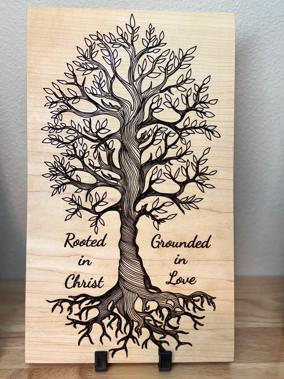 Tree of Life Scripture Wood Sign | Handcrafted Solid Hardwood Plaque - His Word Designs