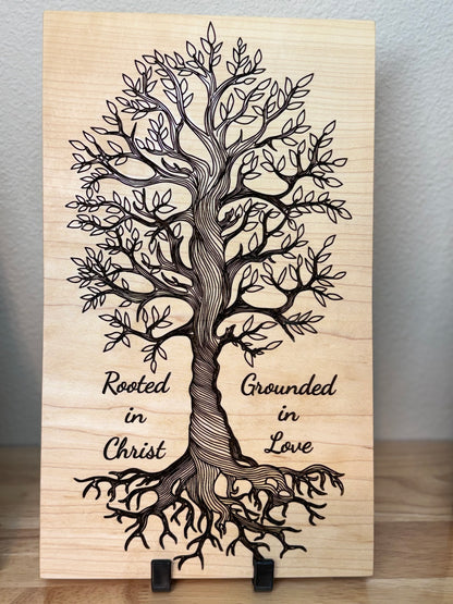 Tree of Life Scripture Wood Sign | Handcrafted Solid Hardwood Plaque - Tree of Life Scripture Wood Sign | Handcrafted Solid Hardwood Plaque