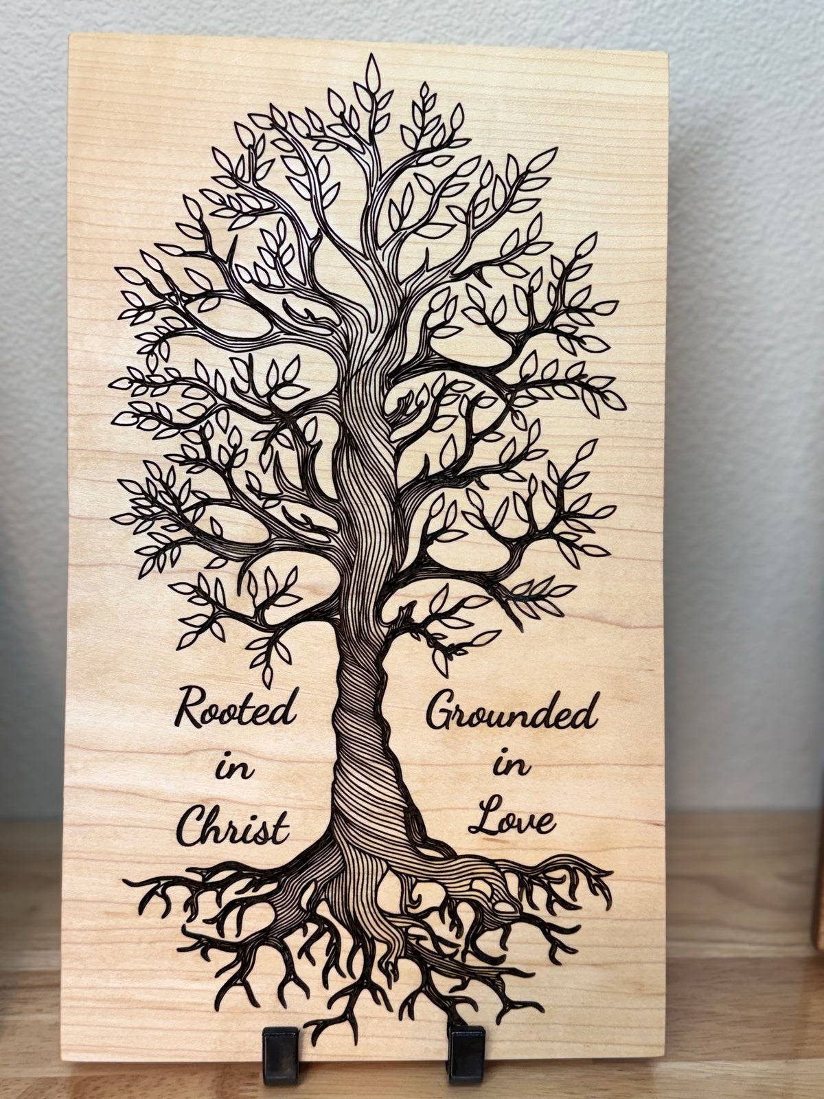 Tree of Life Scripture Wood Sign | Handcrafted Solid Hardwood Plaque - Tree of Life Scripture Wood Sign | Handcrafted Solid Hardwood Plaque