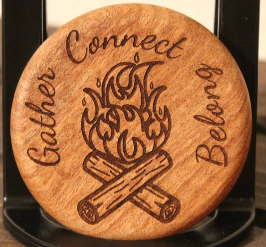 Camping time - Round bottle openers - HisWord Designs