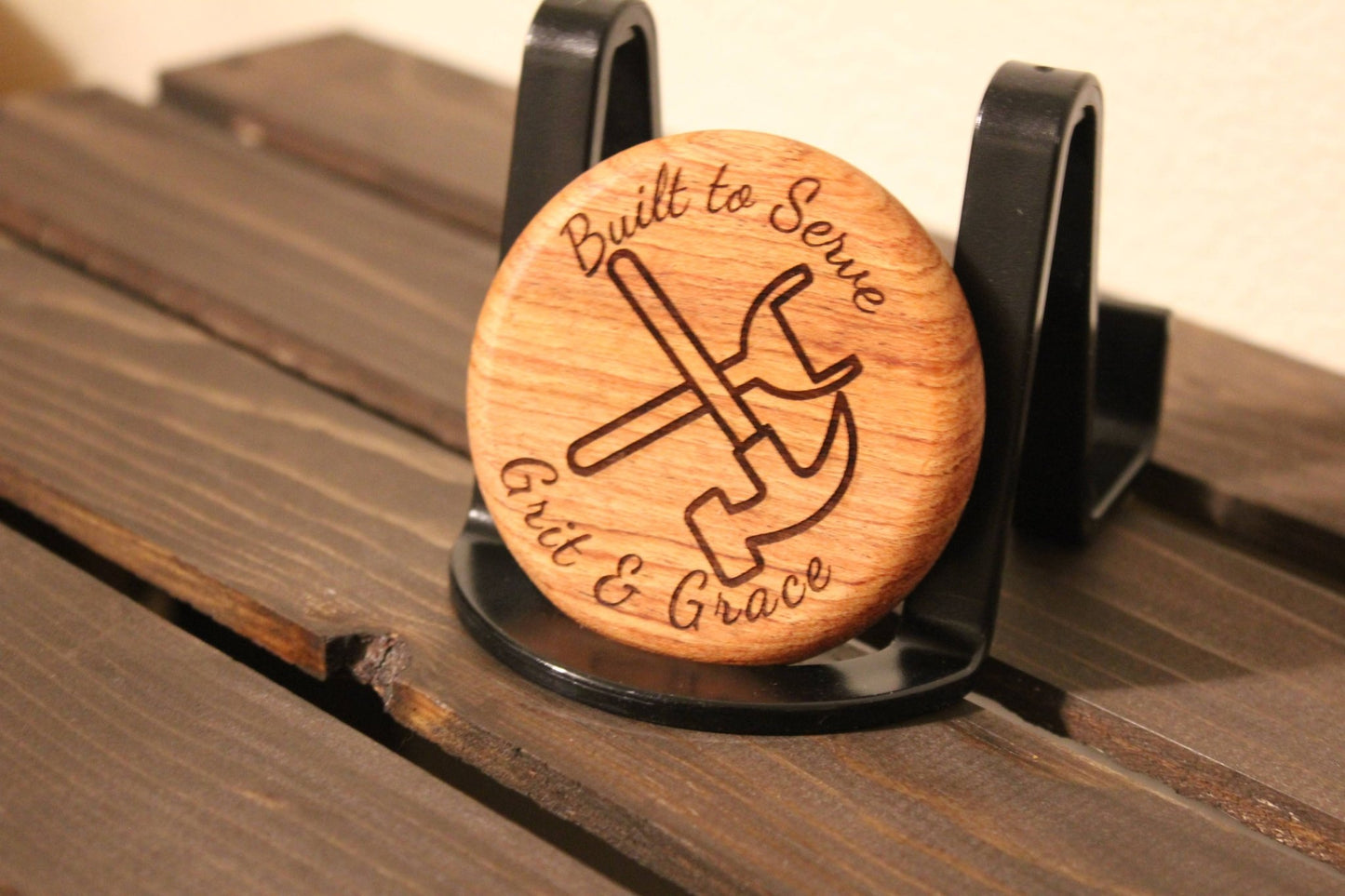 Built to serve - Round bottle openers - HisWord Designs