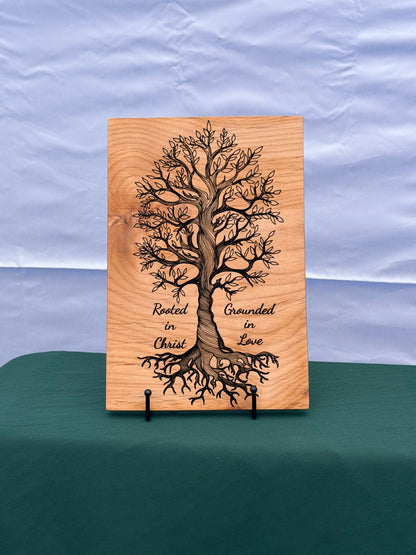 Tree of Life Scripture Wood Sign | Handcrafted Solid Hardwood Plaque - Tree of Life Scripture Wood Sign | Handcrafted Solid Hardwood Plaque