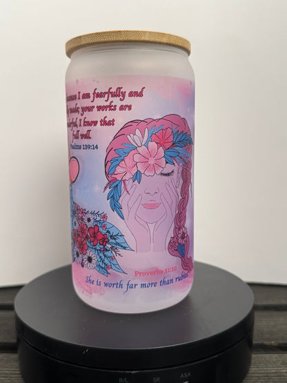 Faith & Flowers Libbey Glass – Butterfly, Boots & Beauty (16 oz) - HisWord Designs