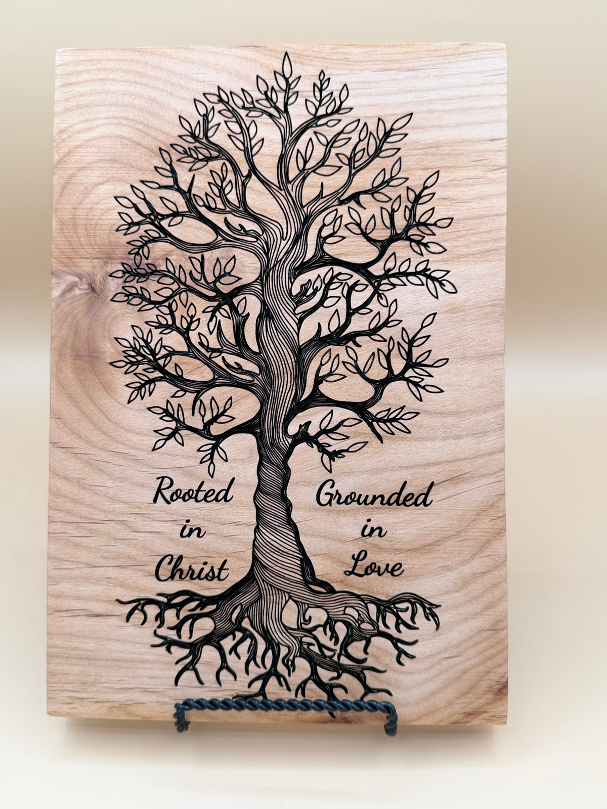 Tree of Life Scripture Wood Sign | Handcrafted Solid Hardwood Plaque - Tree of Life Scripture Wood Sign | Handcrafted Solid Hardwood Plaque