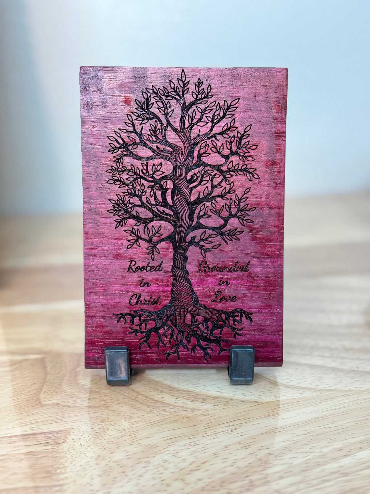 Tree of Life Scripture Wood Sign | Handcrafted Solid Hardwood Plaque - His Word Designs