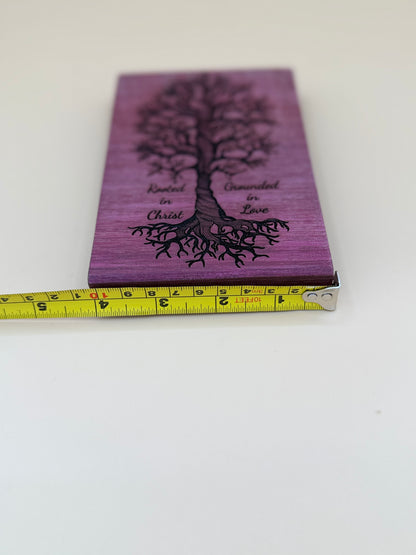 Tree of Life Scripture Wood Sign | Handcrafted Solid Hardwood Plaque - Tree of Life Scripture Wood Sign | Handcrafted Solid Hardwood Plaque