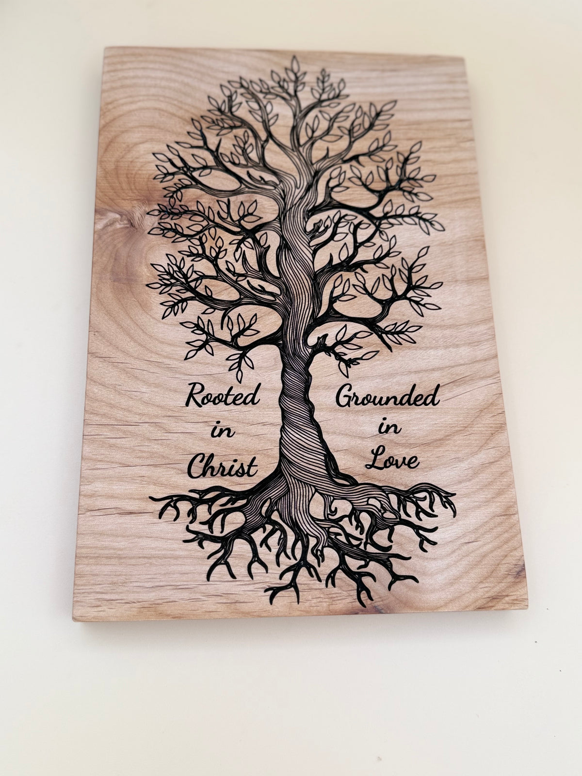 Tree of Life Scripture Wood Sign | Handcrafted Solid Hardwood Plaque - His Word Designs