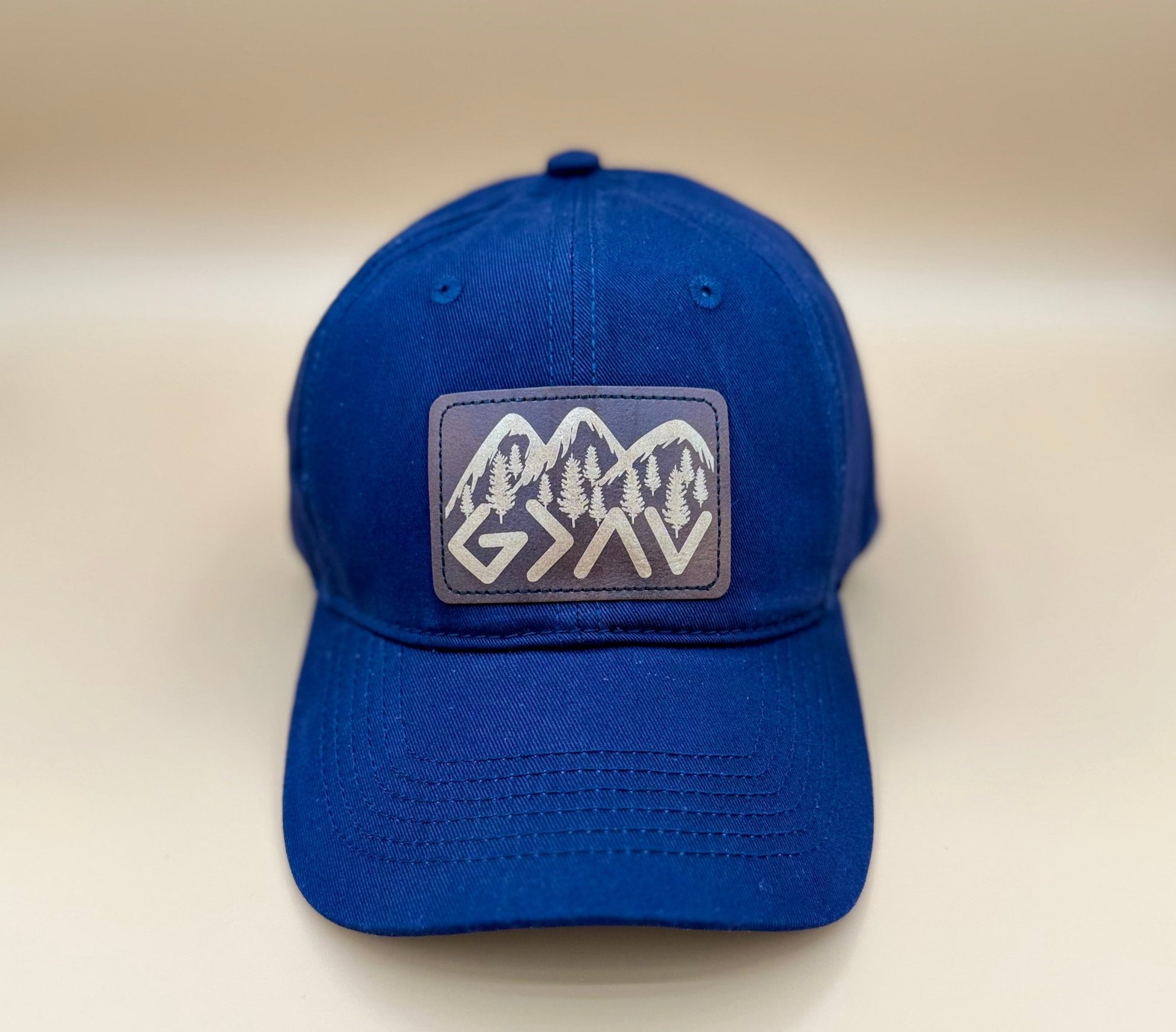 God is Greater Than the Highs and Lows Baseball Cap - His Word Designs