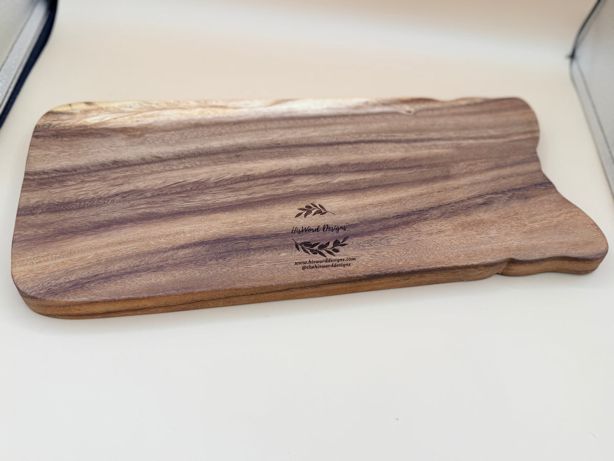 Hand-drawn "Faith" Cheese Board – Religious Charcuterie Board, Rustic Christian Handcrafted Inspirational Board, Christian Gift - Hand-drawn "Faith" Cheese Board – Religious Charcuterie Board, Rustic Christian Handcrafted Inspirational Board, Christian Gift - Handcrafted Engraved Gift by His Word Designs