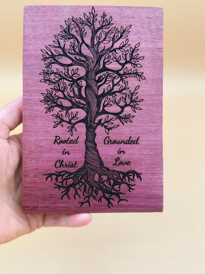 Tree of Life Scripture Wood Sign | Handcrafted Solid Hardwood Plaque - Tree of Life Scripture Wood Sign | Handcrafted Solid Hardwood Plaque