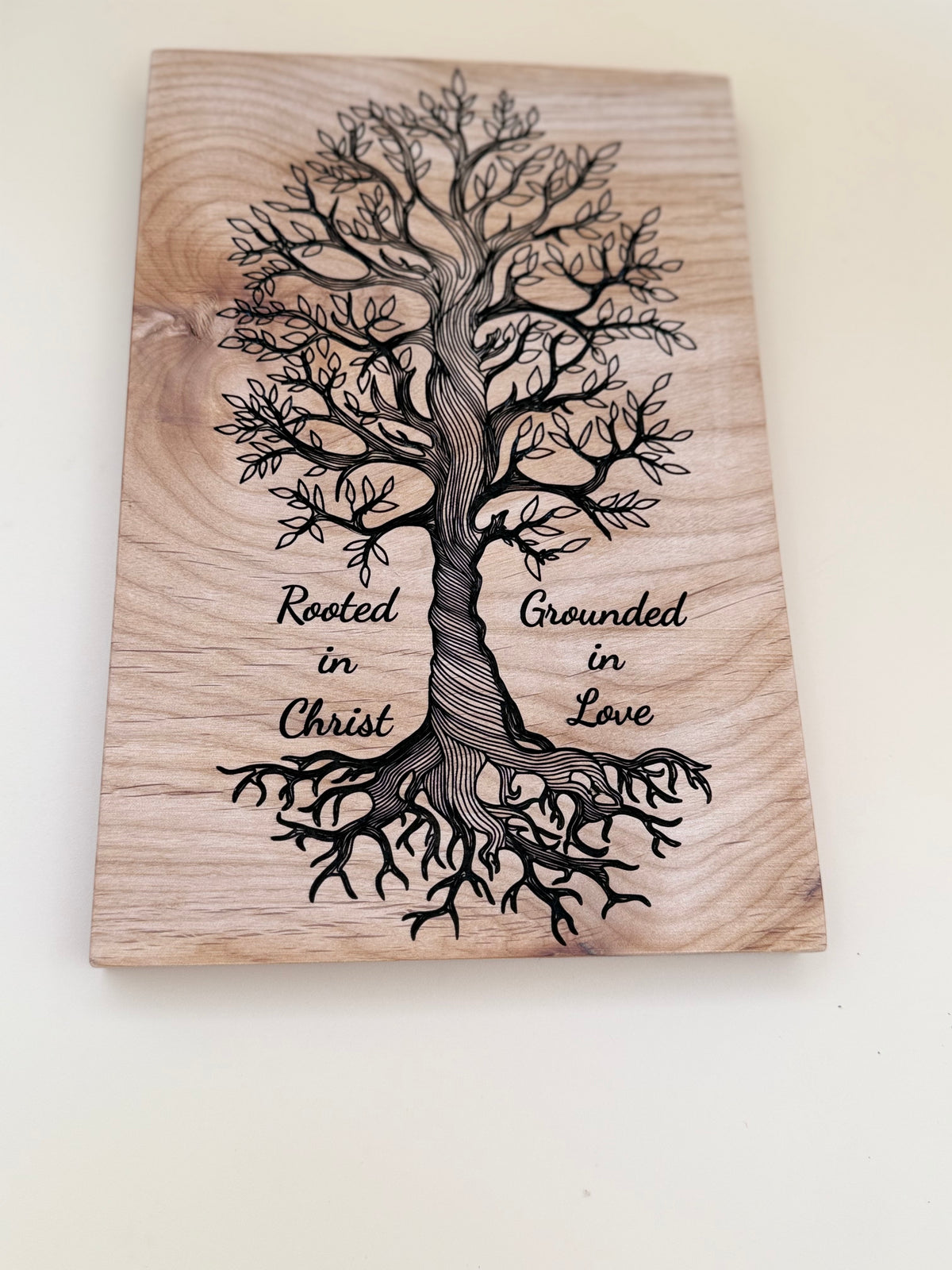 Tree of Life Scripture Wood Sign | Handcrafted Solid Hardwood Plaque - Tree of Life Scripture Wood Sign | Handcrafted Solid Hardwood Plaque