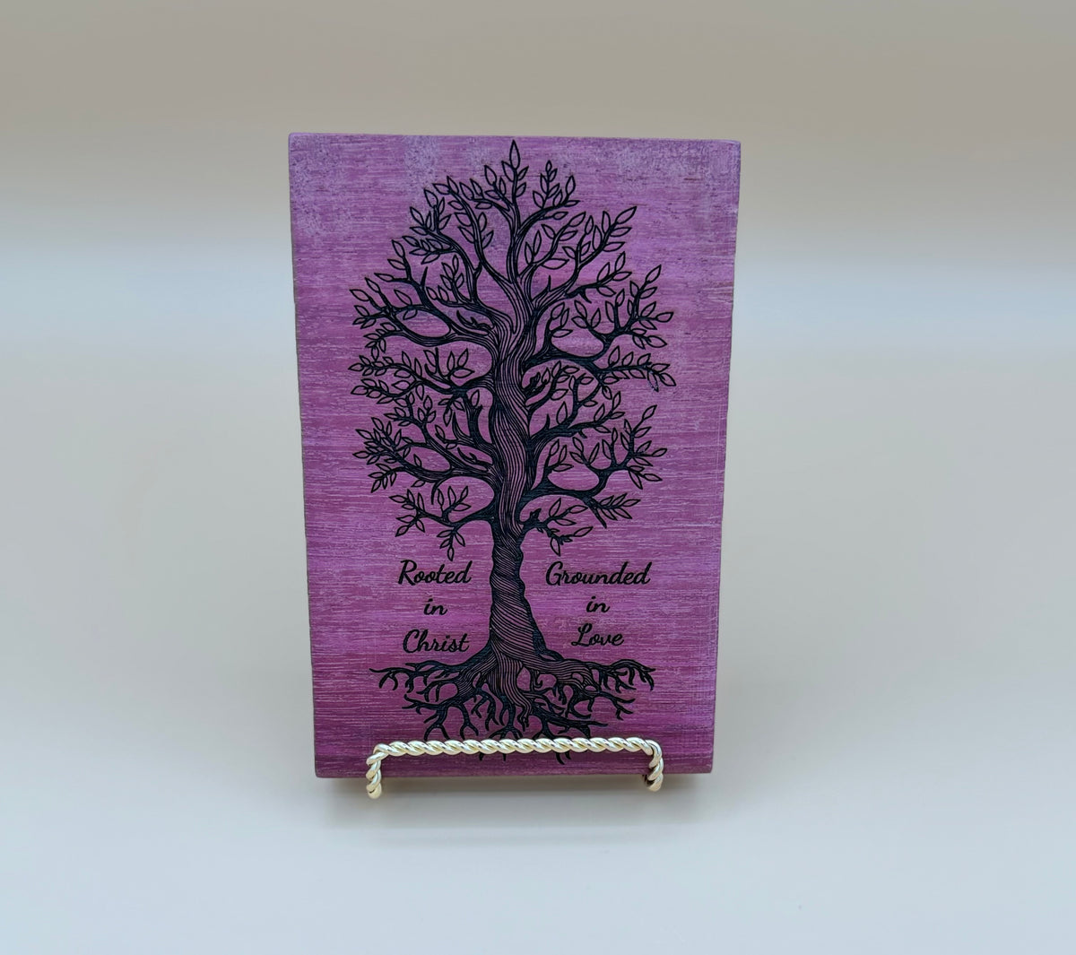Tree of Life Scripture Wood Sign | Handcrafted Solid Hardwood Plaque - His Word Designs