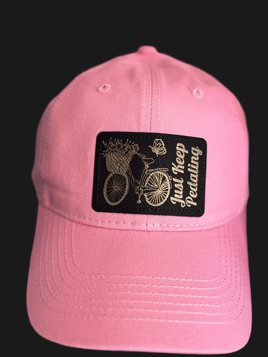 Just Keep Pedaling Hat - HisWord Designs