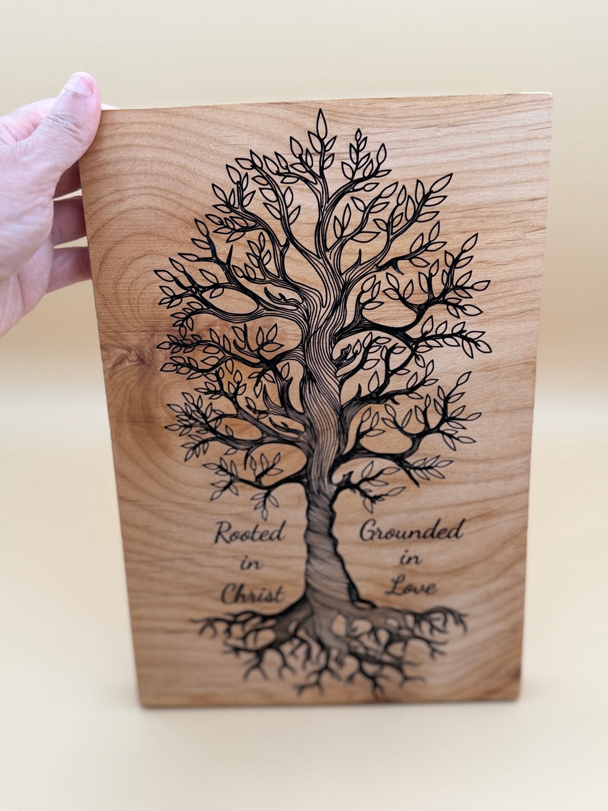 Tree of Life Scripture Wood Sign | Handcrafted Solid Hardwood Plaque - Tree of Life Scripture Wood Sign | Handcrafted Solid Hardwood Plaque