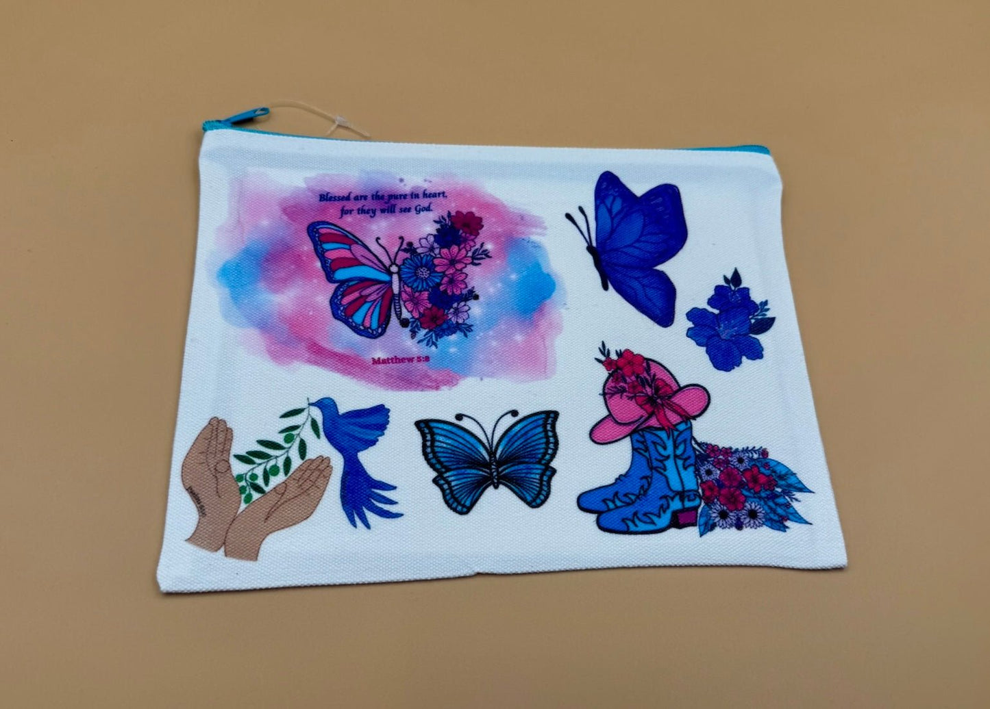 Inspirational Makeup & Accessory Pouches – 20 Unique Designs - HisWord Designs