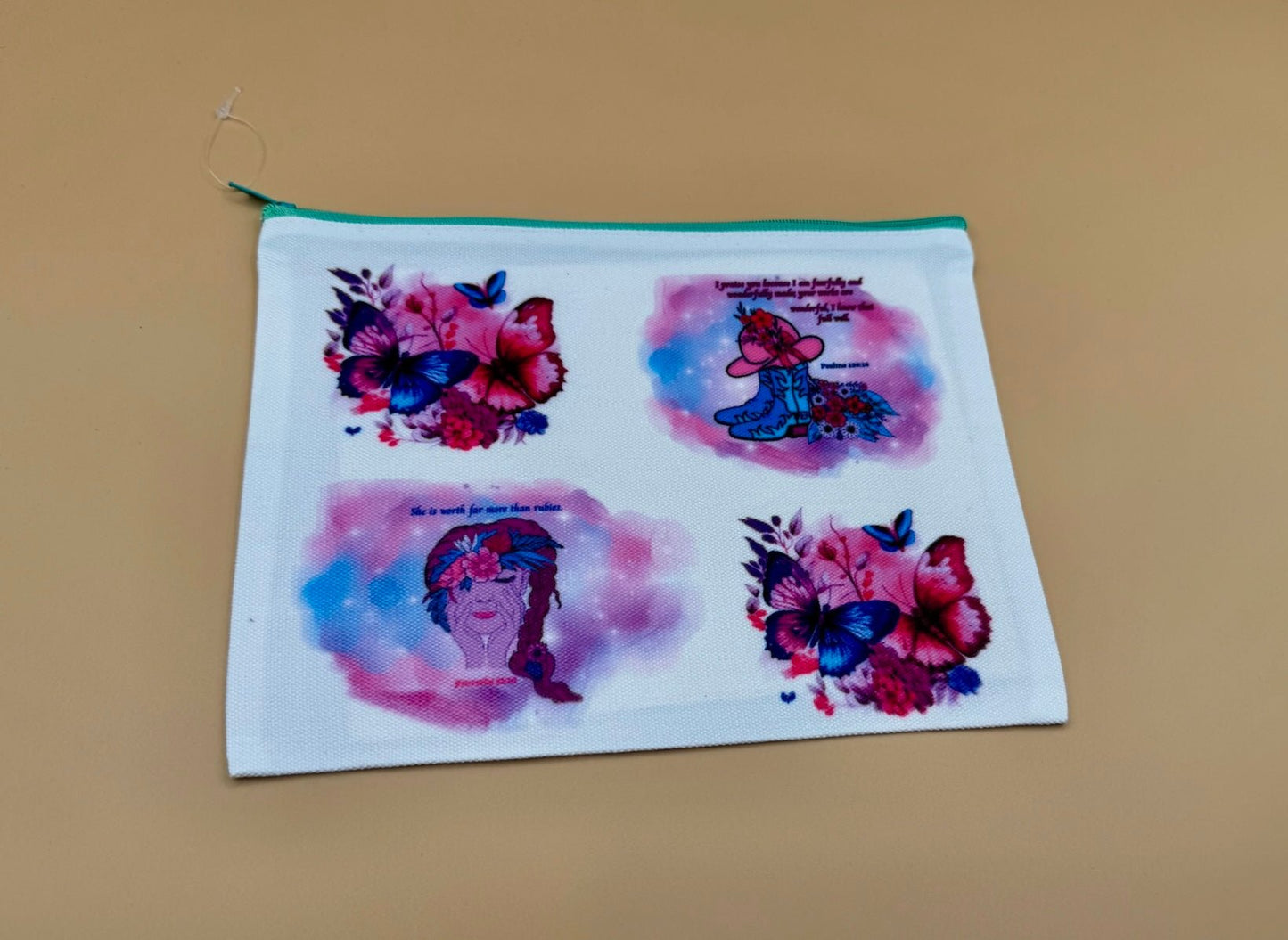 Inspirational Makeup & Accessory Pouches – 20 Unique Designs - HisWord Designs