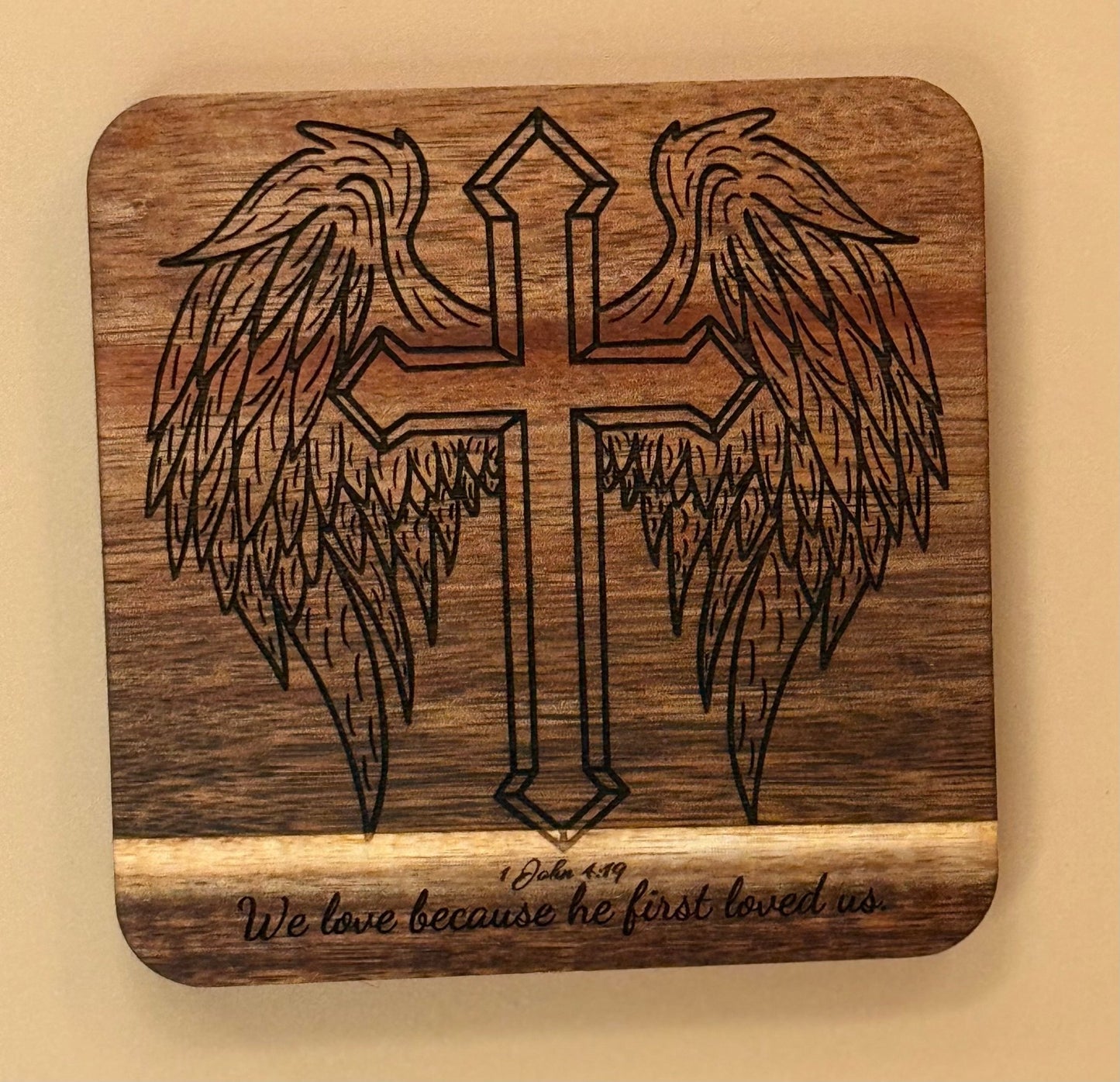 Wooden Coasters - HisWord Designs