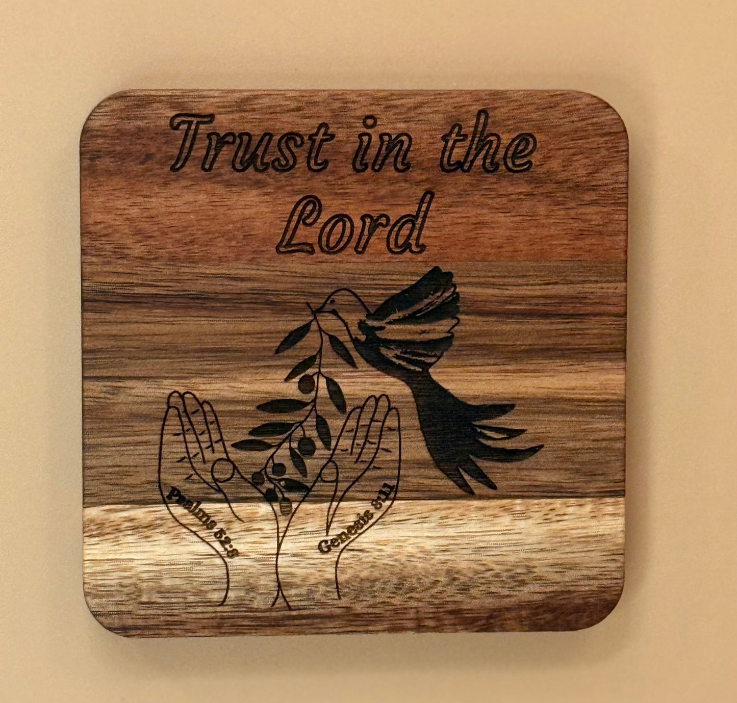 Wooden Coasters - HisWord Designs