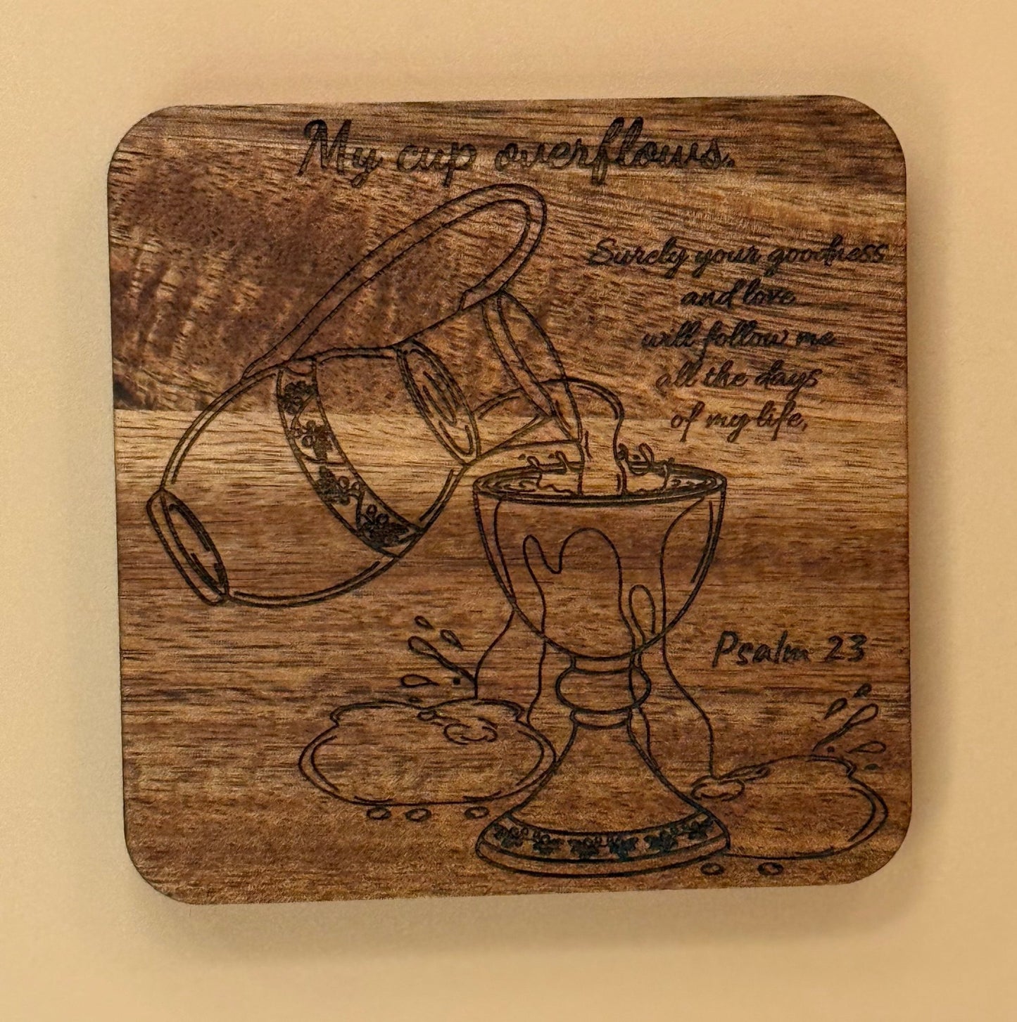 Wooden Coasters - HisWord Designs