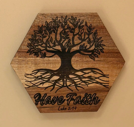 Wooden Coasters - HisWord Designs