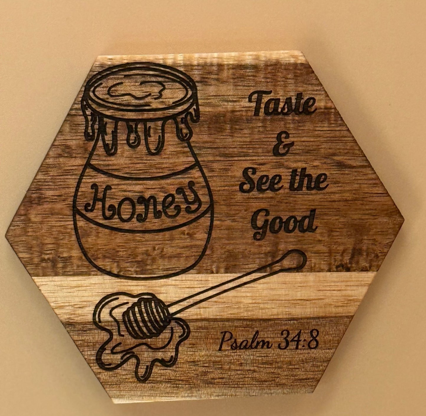 Wooden Coasters - HisWord Designs