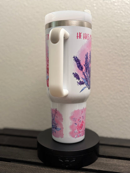 Everything Beautiful – 40 oz Christian Tumbler – Ecclesiastes 3:11 - HisWord Designs