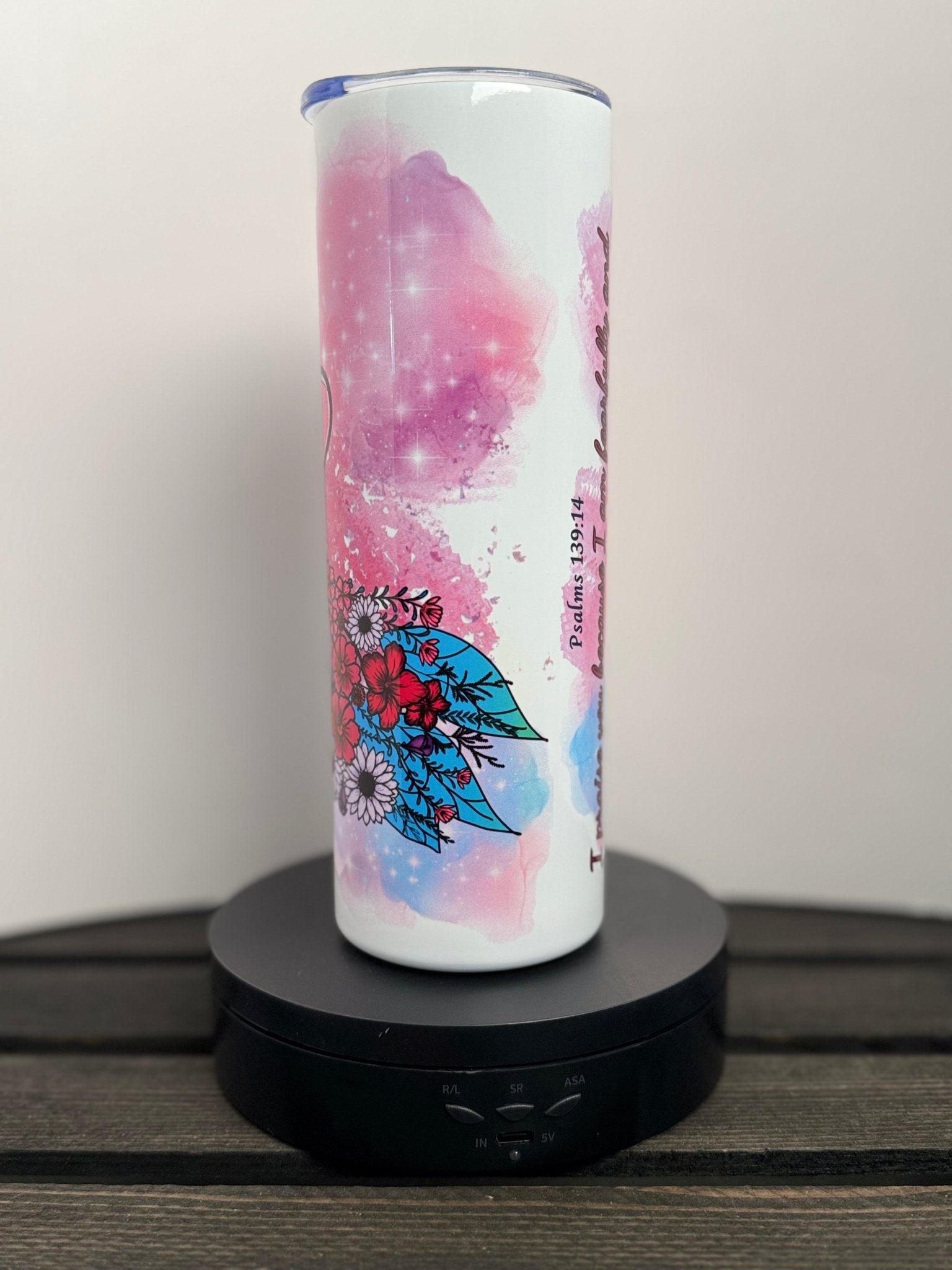 Cowgirl in Christ Tumbler – Psalm 139:14 – 20 oz Western Christian Gift - HisWord Designs