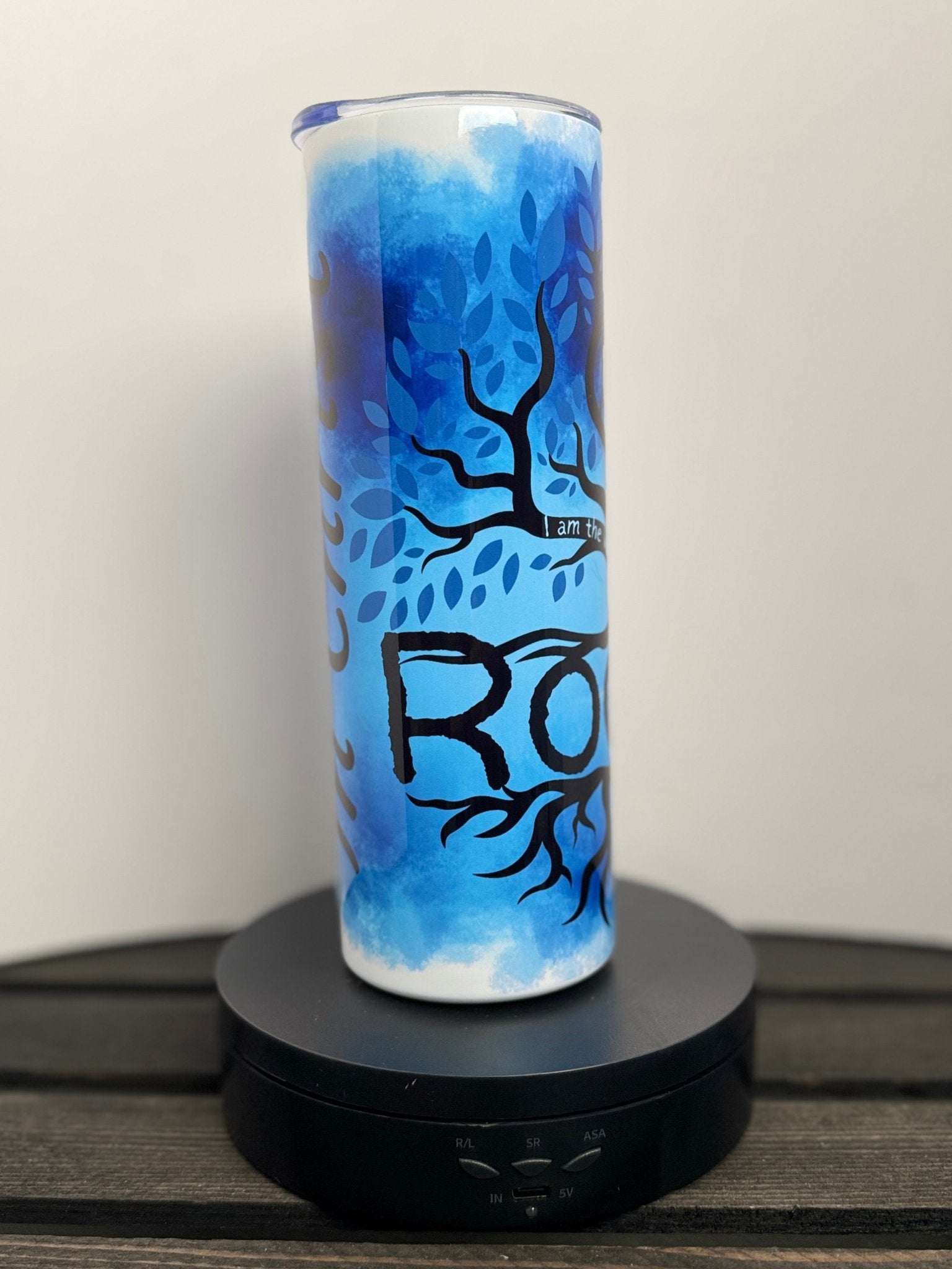 Rooted in Christ Tumbler – John 14:6 & John 8:36 – 20 oz Christian Gift - HisWord Designs