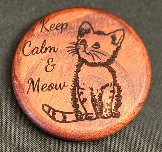 Cat - Keep Calm & Meow - HisWord Designs