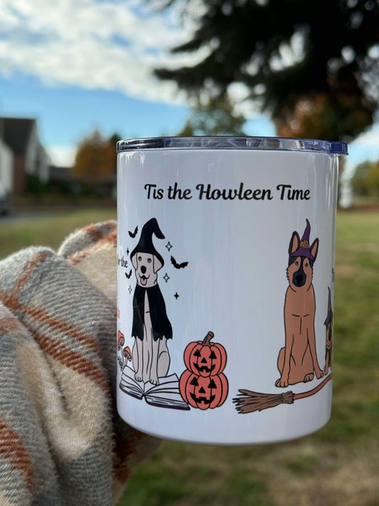 🎃 Howl - o - ween Camper Mug – 12 oz Dog Lovers Fall Mug - HisWord Designs