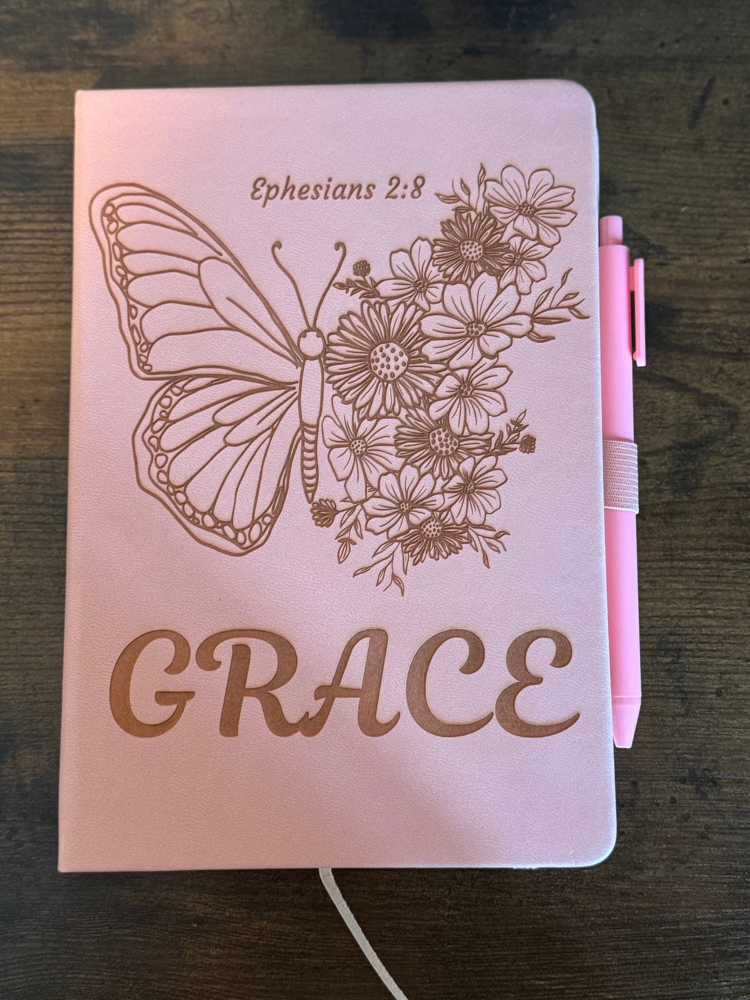 Grace Pink Journal - HisWord Designs